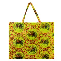 Cut Glass Beads Zipper Large Tote Bag by essentialimage