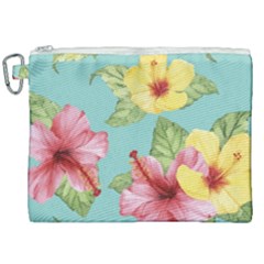 Hibiscus Canvas Cosmetic Bag (xxl)