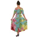 Hibiscus Shoulder Straps Boho Maxi Dress  View2