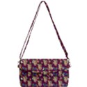 Angel Cherub Butterflies Magenta Removable Strap Clutch Bag View1