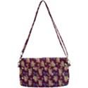 Angel Cherub Butterflies Magenta Removable Strap Clutch Bag View2