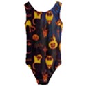 Funny Halloween Design Kids  Cut-Out Back One Piece Swimsuit View1