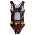 Funny Halloween Design Kids  Cut-Out Back One Piece Swimsuit View2
