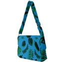 Tropical Leaves Nature Full Print Messenger Bag (S) View2