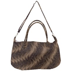 Texture Butterfly Skin Waves Removal Strap Handbag