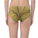 Leaves Design Pattern Nature Mid-Waist Bikini Bottoms View2