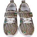 Peacock Feathers Pattern Colorful Kids  Velcro Strap Shoes View1