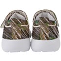 Peacock Feathers Pattern Colorful Kids  Velcro Strap Shoes View4