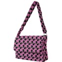 Black Rose Light Pink Full Print Messenger Bag (L) View1
