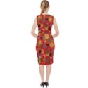 Sea of Flowers Red design Midi Bodycon Dress Midi Bodycon Dress View2
