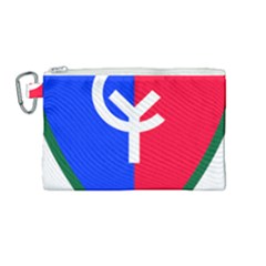 United States Army 38th Infantry Division Shoulder Sleeve Insignia Canvas Cosmetic Bag (medium) by abbeyz71