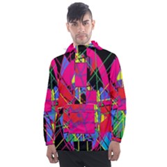 Club Fitstyle Fitness By Traci K Men s Front Pocket Pullover Windbreaker