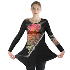 Flower In The Dark Long Sleeve Tunic