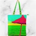 Pop Art Beach Umbrella Double Zip Up Tote Bag View1