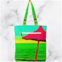 Pop Art Beach Umbrella Double Zip Up Tote Bag View2