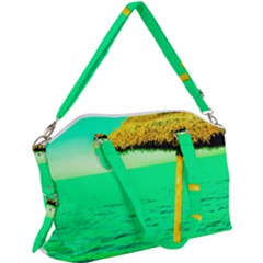 Pop Art Beach Umbrella  Canvas Crossbody Bag