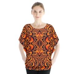 Ab 57 Batwing Chiffon Blouse