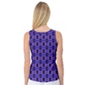 Purple Black Abstract Pattern Women s Basketball Tank Top View2