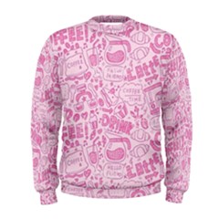 Coffee Pink Men s Sweatshirt by Amoreluxe