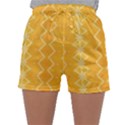 Pattern Yellow Sleepwear Shorts View1