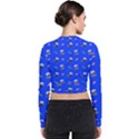 Finalpattern Puffer Jacker Blue Long Sleeve Zip Up Bomber Jacket View2