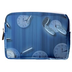 Time Clock Watch Hours Make Up Pouch (medium) by HermanTelo
