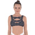 Pattern Texture Feet Dog Grey Bandaged Up Bikini Top View1