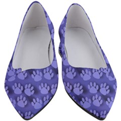 Pattern Texture Feet Dog Blue Women s Block Heels  by HermanTelo