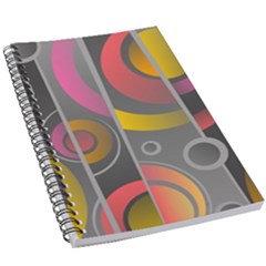 Abstract Colorful Background Grey 5 5  X 8 5  Notebook by HermanTelo