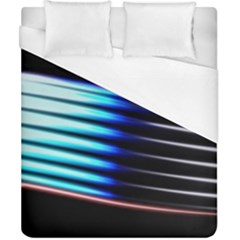 Motion Line Illustrations Duvet Cover (california King Size)
