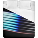 Motion Line Illustrations Duvet Cover (California King Size) View1