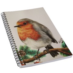 Red Robin 5 5  X 8 5  Notebook by ArtByThree