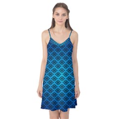 Pattern Texture Geometric Blue Camis Nightgown by Alisyart