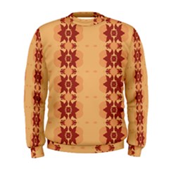 Brown Flower Men s Sweatshirt by HermanTelo