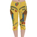 Seaside Heights Beach Club 1960s Velvet Capri Leggings  View1