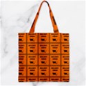 Bs Ahead Zipper Grocery Tote Bag View1
