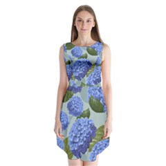 Hydrangea  Sleeveless Chiffon Dress  