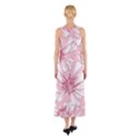 Pink flowers Sleeveless Maxi Dress View2