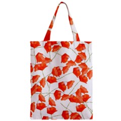 Pattern Coquelicots  Zipper Classic Tote Bag