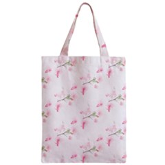 Pattern Orchidée Fleurs Zipper Classic Tote Bag
