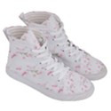 Pattern Orchidée Fleurs Women s Hi-Top Skate Sneakers View3