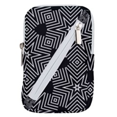 Formes Geometriques Etoiles/carres Belt Pouch Bag (small)