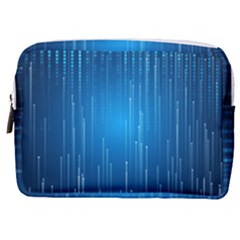 Abstract Rain Space Make Up Pouch (medium) by HermanTelo