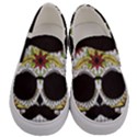 Mustache Man Men s Canvas Slip Ons View1