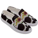 Mustache Man Men s Canvas Slip Ons View3