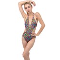 Ab 78 Plunging Cut Out Swimsuit View1