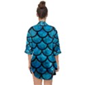Mermaid Blue Open Front Chiffon Kimono View2
