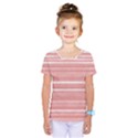 Bandes Peinture Rose Kids  One Piece Tee View1