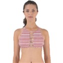Bandes Peinture Rose Perfectly Cut Out Bikini Top View1