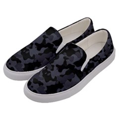Camouflage Violet Men s Canvas Slip Ons